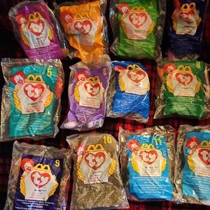Set Of 12 1998 McDonalds TY Beannie Babies
